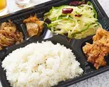 ジャガイモと唐揚げの弁当(中華料理 珍味楼 糀谷駅前店)