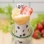 【当店人気NO.3】クリームストロベリーチョコバナナ（Crepe city京急蒲田店）