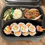 釜山おでんキンパセット 매콤어묵김밥도시락（韓国料理 らみ2797）