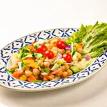 ヒヨコ豆のサラダ Channa Salad（バスナ）