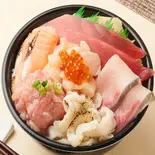 極上さかな盛り丼★人気NO④★(魚丼 西新テングッドシティ店)