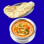 野菜カレーナンセット Vegetable Curry Nan Set（インド。アジアン料理ダナパニ光が丘店）