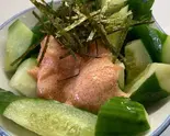 明太きゅうり（居酒屋亀屋 博多店）