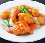 白身魚の甘酢ソースかけ（満福楼 東村山店）