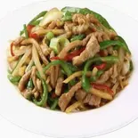 豚肉とピーマン炒め Stir-Fry Pork and Green Pepper（中華料理 華景園）