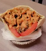 ビーフケバブサンドBeef kebab sand(トルコケバブ ビリヤニハウスTurkish Kebab Biryani House)