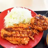 メンチカツ1個ロースカツ1入り弁当（まんぞくキッチン）