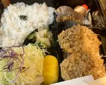 国産牛メンチかつ(2個)弁当 Minced beef cutlet (2 pcs)（白金とんかつ王龍）