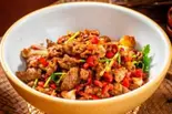 青唐辛子のバラ肉炒め 四川小炒肉（成都一味）