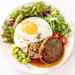 【ダイエットLab】十八穀米のロコモコプレート Mixed Grain LocoMoco Plate（【低糖質・低脂質・低カロリー】ダイエットカレーLAB 大森店）