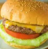 チーズバーガー単品（ビフテックバーガー）