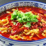 四川風豚肉のスライス煮込み（龍鳳源）