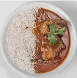 Mutton Curry & Basmati Rice マトンカレー&バスマティライス(ニルワナム センター北店)