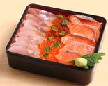 ホッケ・イクラ・サーモンの生ちらし（北海道料理 浜っ子 読売北海道ビル店）