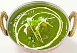 ほうれん草チキンカレー Spinach ＆ Chicken Curry（アジアンレストラン サハラ国立店）