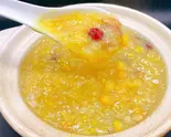【紅棗玉米粥】薬膳棗&コーンポタージュ お粥(銀座香菜チャイナGinzaShansaiChina)