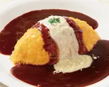 たっぷりチーズのデミグラスオムライス（おむらいす亭 ゆめタウン広島店）