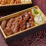 《オイル2種》牛肩ロースステーキのオイル焼(味が選べるオイル焼 よりどりみどり)