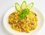 牛肉と自家製高菜のチャーハン（ベトナム料理フォーロック）