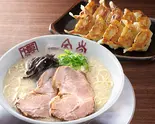 博多とんこつラーメン+餃子 セット(一風堂 浅草橋本舗)