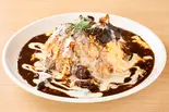 ハヤシ＆チーズソースオム（新宿たまごけん）