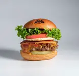 オニオンベーコンチーズエッグバーガー（SHOGUNBURGER町田店）