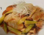 貝柱とアスパラのXO醤炒め（熊猫厨房）