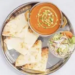 チーズナンセット (サラダ付) cheese Nan set（カレーハウス SAMIKSHYA）