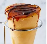 バニラチョコアイスクレープブリュレ Vanilla ＆ Choco Ice Cream Crepe Brulee（ザッツ・たかよ食堂(美園店)）