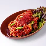 激辛！！ヤンニョムチキン[Very spicy Yan'nyomu chicken]매운치킨（韓国チキンとキンパの韓国市場ペゴパ江古田店/Korean Chicken and Kimbap[Korean Market]Pegopa Ekoda）