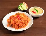 インディヤンチキンピラフとチキングリーンカレー弁当 IndianChickenPilaf＆ChickenGreenCurryBento（オリエンタルテラス ロータス 新宿）