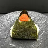 明太子お結び（おかず豚汁×健康玄米）