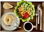 ランチセット（Gluten-Free Bagels ＆ Salad efu）