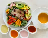 畑から直送！旬のたっぷり地場野菜と自家製ベーコンのスペシャルサラダ+季節のポタージュ（【シェフ厳選の地場野菜】野菜レストランさいとう）