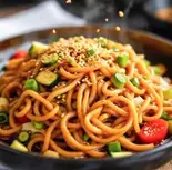 Vegetable Lo Main野菜ロメイン（SAKURA INDIAN RESTAURANT）