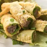 青等肉詰め揚げ（韓国ダイニング）