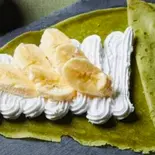*Green*【抹茶クレープ】バナナホイップ only Banana white Cream（クレープハブ川崎店）