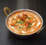 【単品メニュー】当店人気no1。バターチキンカレー（インド・ネパール＆アジアンダイニングバー カナピナ）