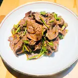 豚ハツの冷やし和え（餃餃者 手工水饺）