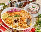プラウン ビリヤニ ( prawn biryani)(インド料理サッカール)