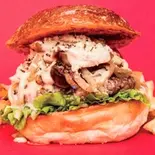 ホワイトマッシュルームバーガー(フレンチフライ付き)（CIRCUS by BURGER’S BASE）
