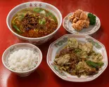 回鍋肉定食(中華料理 来宝亭)