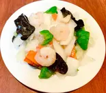 海老と白菜の塩炒め（中国家常菜 祥龍房）