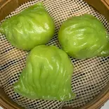 翡翠海老蒸し餃子(3個)（健康中華青蓮豊洲IHI店）