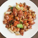 鶏の甘味噌炒(天鴻餃子房 新川店)