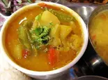 ベジタブルカレー・Vegetable curry sabji（ネパール料理サーランギ）
