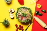 【高タンパク】メキシカン・タコスサラダボウル2026 【High Protein】Mexican Taco Salad Bowl 2026（チョップドサラダ専門店 フィットグリーン 新宿 Chopped Salad FitGreen Shinjuku）