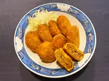 【揚げ物人気No2!】肉屋のミンチカツ8個セット(精肉店直送!ステーキ丼・コロッケ・カレーのお店 へそ)