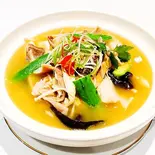 豚モツの大連風スープ鍋（串門‐創作中国料理）