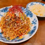 汁なし黒ごま担々麺&半チャーハンセット(中華料理 嘉楽飯店 荻窪店)